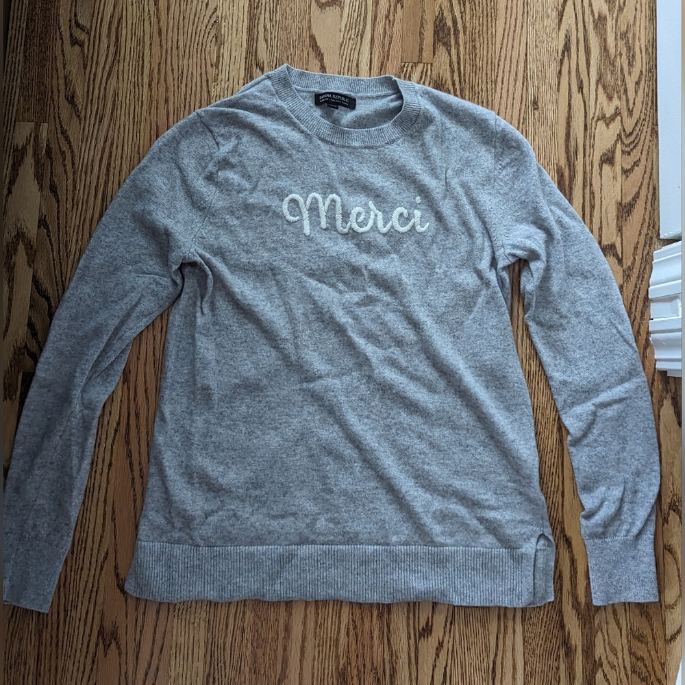 Banana republic medium women's sweater extra fine merino wool